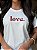 T-SHIRT DTF LOVE ESCRITA - OFF WHITE - Imagem 2