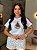 T-SHIRT DTF NOSSA SENHORA FLORES BRANCAS - Imagem 1