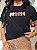 T-SHIRT DTF LACINHOS NATAL - PRETO - Imagem 3