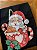 T-SHIRT DTF PAPAI NOEL CANECA - PRETO - Imagem 2