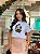 T-SHIRT DTF MICKEY GUIRLANDA - BRANCO - Imagem 1