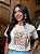 T-SHIRT DTF FLOWER MARKET CALIFORNIA - BEGE NATURAL - Imagem 1