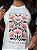 T-SHIRT DTF FLOWER MARKET BARCELONA - OFF WHITE - Imagem 2