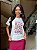 T-SHIRT DTF FLOWER MARKET BARCELONA - OFF WHITE - Imagem 4