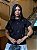 T-SHIRT DTF FLORZINHAS TOTAL STRASS - PRETO - Imagem 1