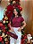 T-SHIRT PEROLAS NA GOLA - BORDO - Imagem 6
