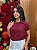 T-SHIRT PEROLAS NA GOLA - BORDO - Imagem 5
