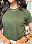 T-SHIRT PEROLAS NA GOLA - VERDE MILITAR - Imagem 3