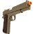 Pistola de Pressão KWC 1911 Mola TAN 6 mm + Alvo - Imagem 3