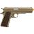Pistola de Pressão KWC 1911 Mola TAN 6 mm + Alvo - Imagem 2