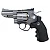 Revolver de Pressão CO2 Rossi Niquelado 2 Polegadas 4,5 mm + Capa + Cápsula de Co2 + Alvo - Imagem 2