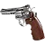 Revolver de Pressão CO2 Rossi Niquelado 6 Polegadas 4,5 mm + Cápsula de Co2 + Esfera + Alvo - Imagem 6