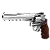 Revolver de Pressão CO2 Rossi Niquelado 6 Polegadas 4,5 mm + Cápsula de Co2 + Esfera + Alvo - Imagem 4