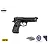 Pistola de Pressão CO2 Rossi M92 FS Dual Ammo Blowback 4,5 mm + Capa + Cápsula de Co2 + Alvo - Imagem 1