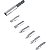 Bits / Ponteira CRV C/ 7PC Enc 1/4 VONDER - Imagem 3