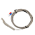 Termopar | Tipo K | Importado (EUA/UE) | Magnético 50 °C 350 °C blindado cabo 6m com conector - Imagem 2