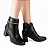 Bota Feminina Dakota de Cano Curto Preta DA821-00003 - Imagem 3