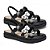 Sandália Feminina Flatform Namaste Preto Grafite Dakota Y7633-0003 - Imagem 1