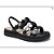 Sandália Feminina Flatform Namaste Preto Grafite Dakota Y7633-0003 - Imagem 2