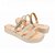 Slide Mississipi Flatform Bege com Brilhos - Imagem 7
