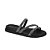 Rasteira Papete Feminina Beira Rio 8488108 Cristal/preto - Imagem 2
