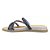 Rasteira Papete Feminina Beira Rio 8488108 Cristal/preto - Imagem 8