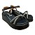 Sandalia Feminino Vizzano Alta Papete Anabela Tiras Brilho Strass 6525.106 Preto - Imagem 5