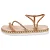 Sandália Feminina Beira Rio Flat 8553.100  Creme - Imagem 7