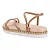 Sandália Feminina Beira Rio Flat 8553.100  Creme - Imagem 8