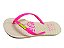 Sandália Feminina Coca-Cola CC4388 Off White/Pink - Imagem 1