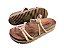 Chinelo Feminino Papete Moleca Tiras com Brilho - Imagem 3