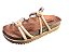 Chinelo Feminino Papete Moleca Tiras com Brilho - Imagem 1