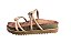 Chinelo Feminino Papete Moleca Tiras com Brilho - Imagem 4