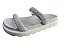 Sandália Feminina Flatform Vizzano 6459.100 – Cinza com Pedrarias Brilhantes - Imagem 1