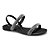 Sandália Mississipi Rasteira Com Brilhos MB282 Pewter/Preto - Imagem 1