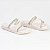 Tamanco Papete Moleca com Tranças e Brilho – Off White 5490.114 - Imagem 4