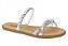 Tamanco Rasteiro Moleca Casual com Strass Feminino - Imagem 1