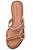Chinelo Beira Rio Rasteiro Feminino Tiras Strass 8472.417 - Imagem 5
