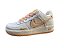 Tênis Feminino Air Force Branco Nude Dourado - Imagem 2