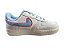 Tênis Feminino Air Force Branco Nude Dourado - Imagem 12