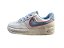 Tênis Feminino Air Force Branco Nude Dourado - Imagem 14