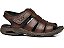 Sandália Masculina Pegada Couro Conforto Tiras 133233 - Imagem 1