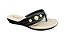 Piccadilly Chinelo Anabela Feminino Salto 3 cm Ref. 500402-9 – Cor Preto - Imagem 3