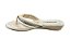 Piccadilly Chinelo Anabela Feminino Salto 3 cm Ref. 500411-7 – Cor Off White - Imagem 5