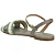 Sandália Feminina Flat Vizzano 6235.1718 – Verde/Branco - Imagem 3