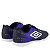 Chuteira Indoor Class Neo Masculino - Preto+Azul - Imagem 3