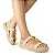 Sandália Dakota Flatform Bege Y9281 - Imagem 3