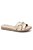 Chinelo Piccadilly Rasteiro Feminino Em Napa 513036 Off-White - Imagem 3