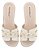 Chinelo Piccadilly Rasteiro Feminino Em Napa 513036 Off-White - Imagem 2