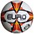 Bola Euro Pro Laranja - Campo Oficial - COM A SUA LOGO - Imagem 2